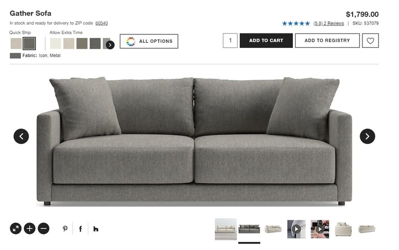 crate-and-barrel-product-page