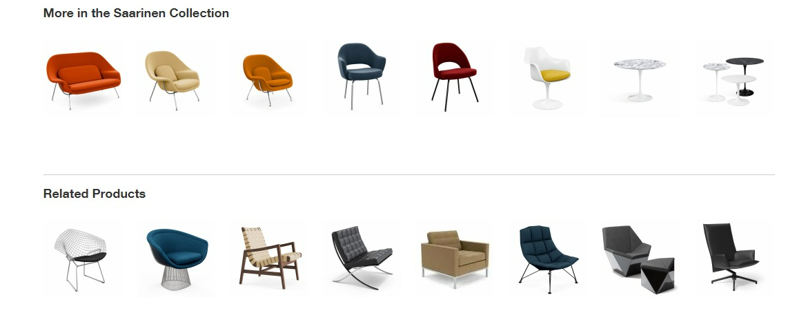 Knoll product recommendations 