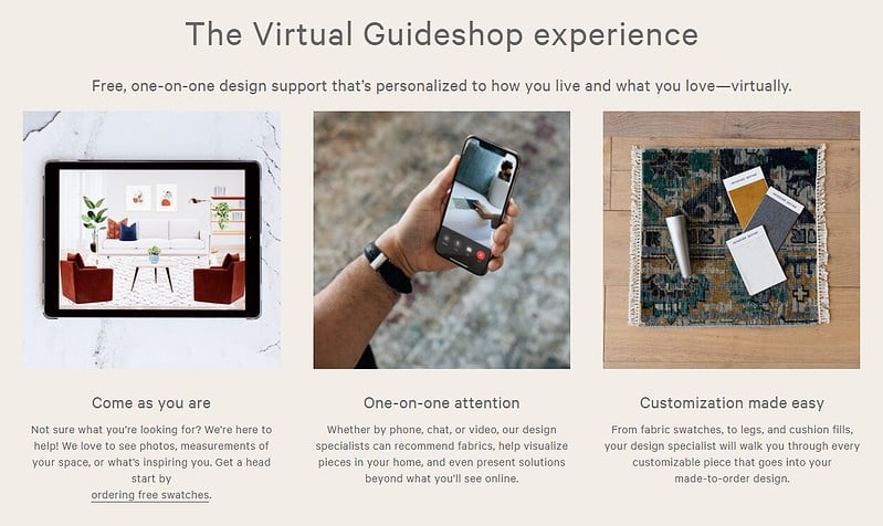 Interior Define Virtual Guideshop Experience