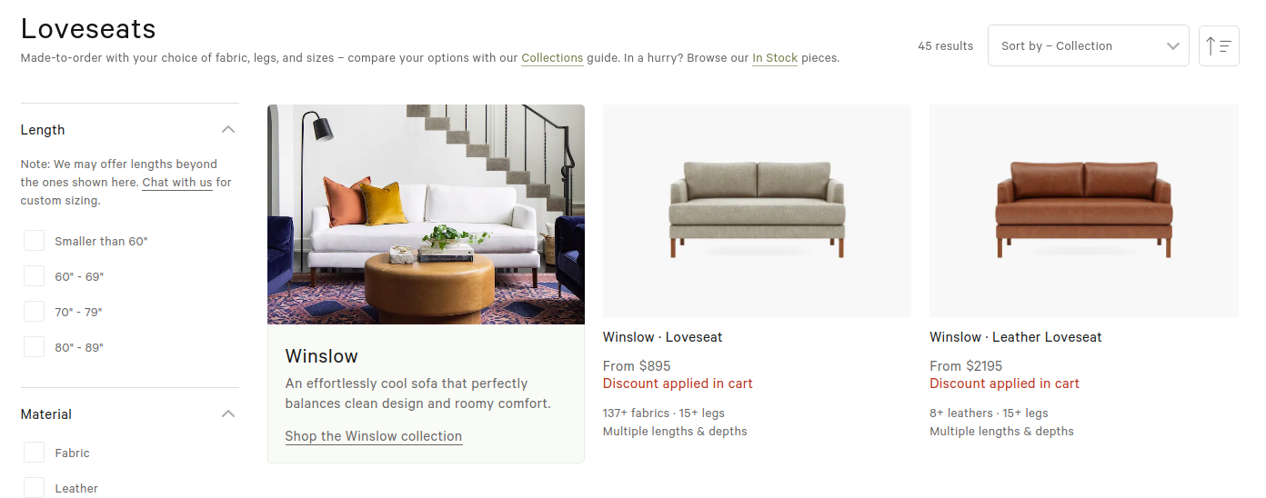 Interior Define product feed