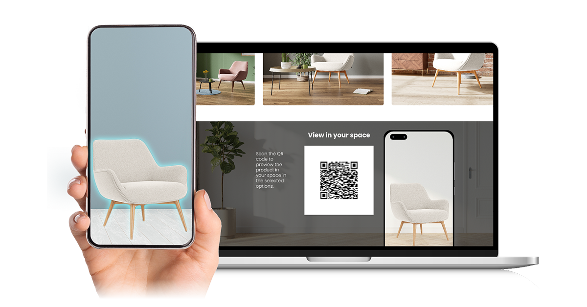 Augmented reality in furniture ecommerce - Cylindo