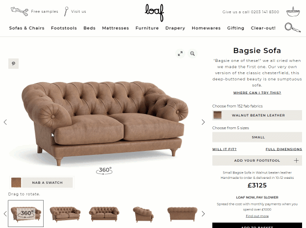 Loaf Bagsie Sofa
