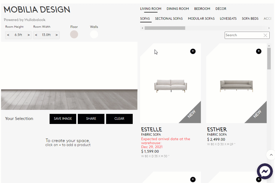 Product Page Analysis of 10 Leading Canadian Furniture Players